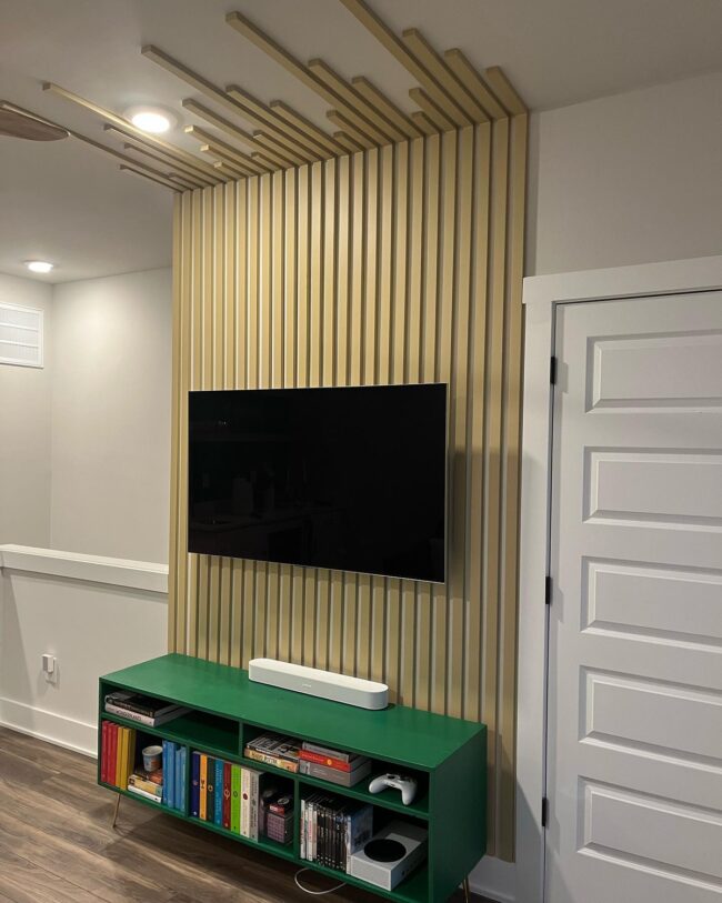 Dynamic and Practical TV Wall Design