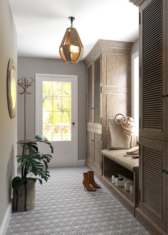 Chic Earthy Shades with Natural Wood