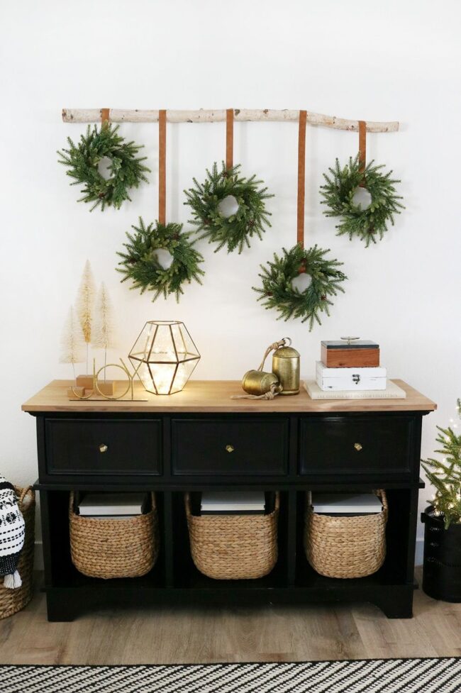 Charming Rustic Wreath Wall Arrangement