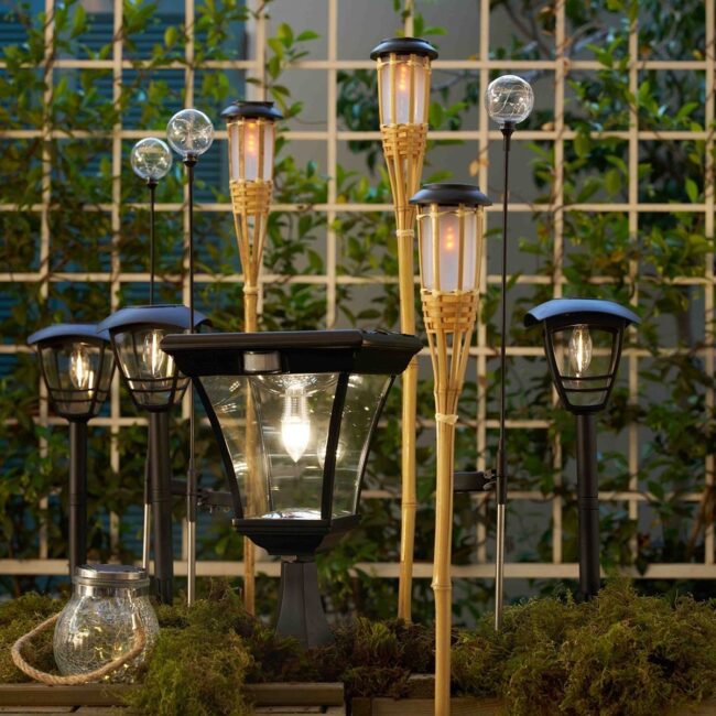 Eclectic Lighting for Garden Magic