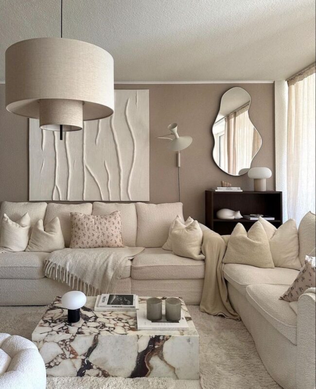 Artistic Expressions in Soft Neutrals
