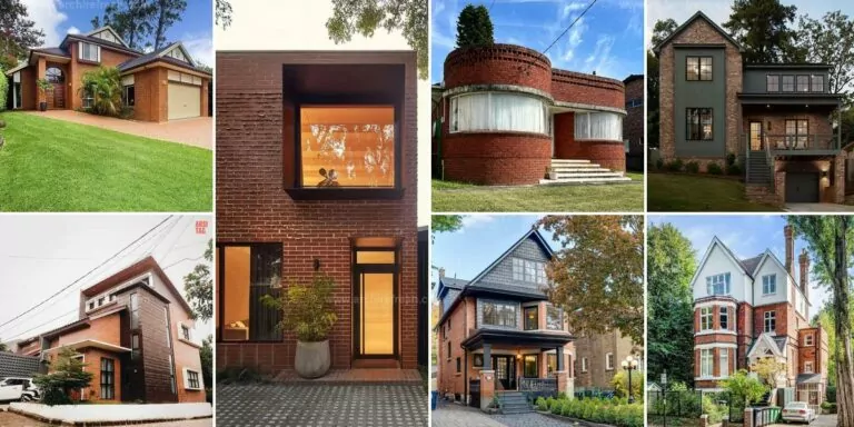 Top Red Brick House Designs